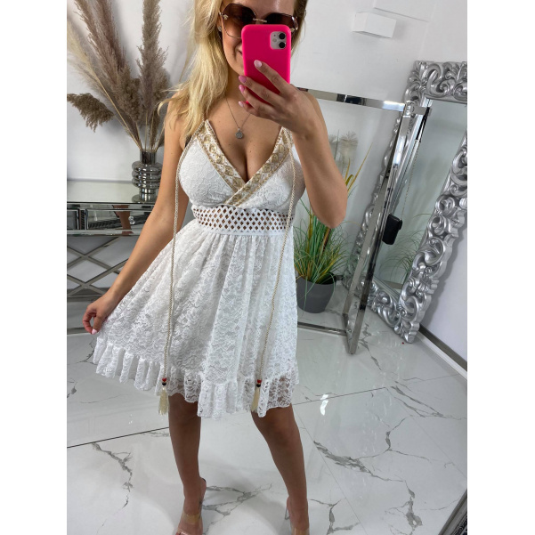 Bílé šaty Mari