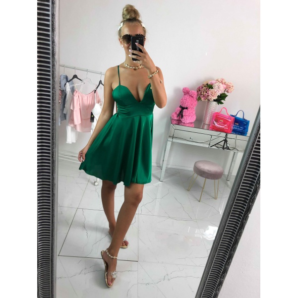 Krásné šaty Nina zelené