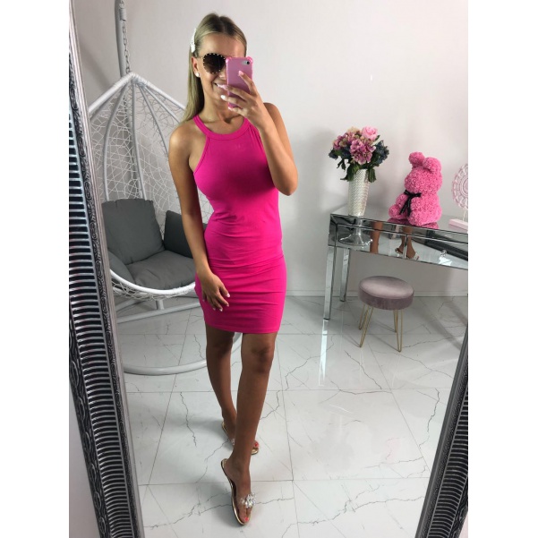 Slim šaty Lucy růžové