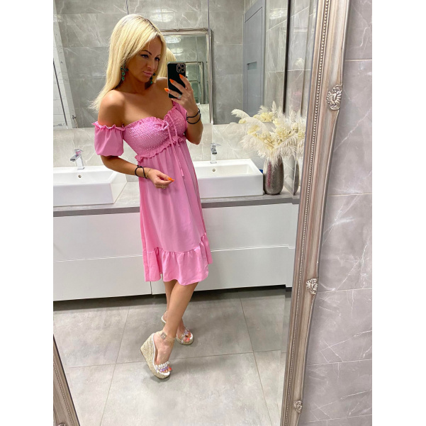 Růžové šaty LOli