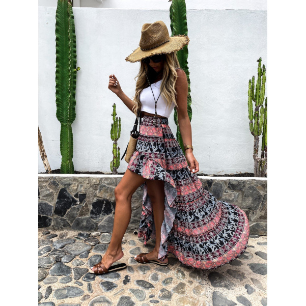 Asymetrická sukně - Mexico