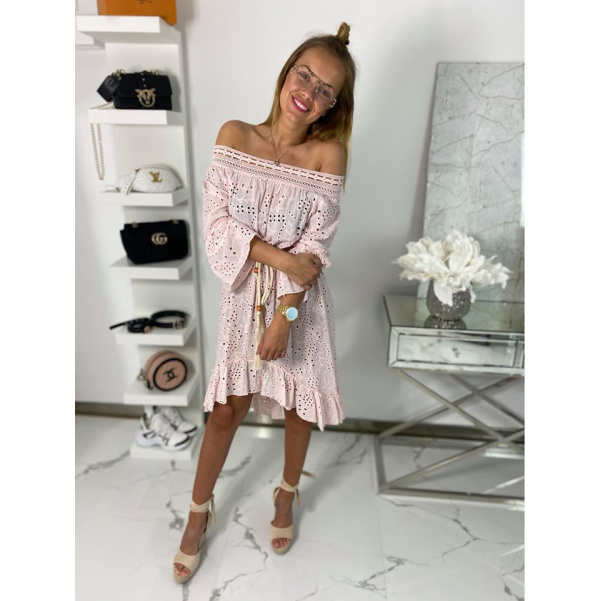 Růžové šaty - Klara