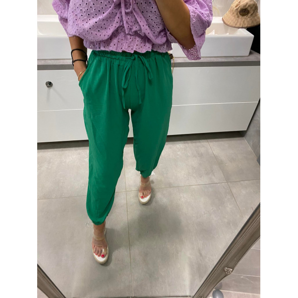 Pohodové kalhoty Juli zelená