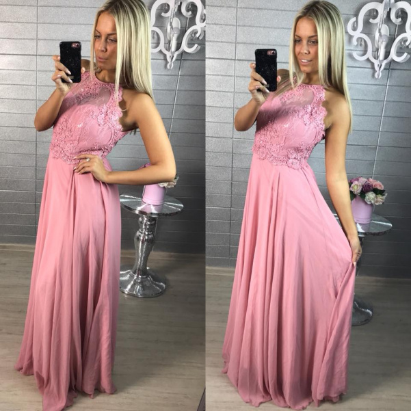Plesové šaty růžové