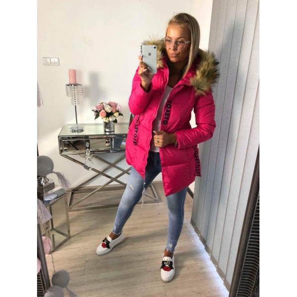Krásná zimní bunda - Loli pink