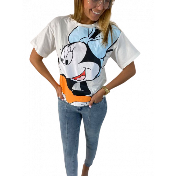 Tričko Mickey Mouse - bíle