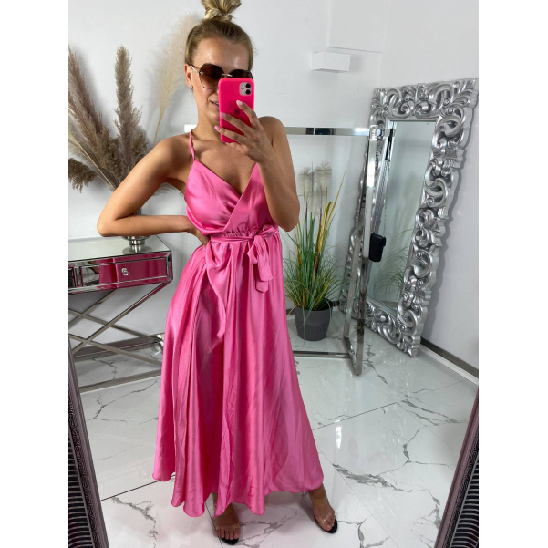 Luxusní šaty Ellie růžové