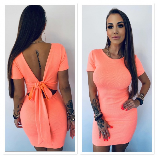 Dokonalé šaty - Lisa oranžové