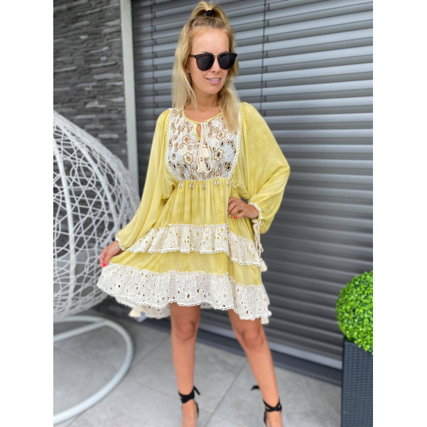 Luxusní šaty - Yellow Missy