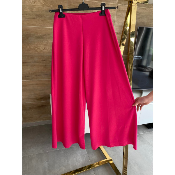 Široké kalhoty v různých barvách růžová