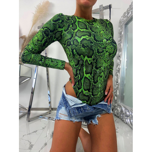 Super body Snake - zelené